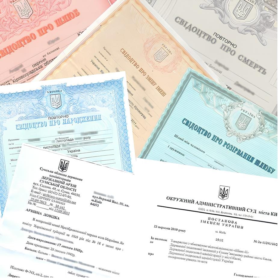 Истребование документов ЗАГС Николаев